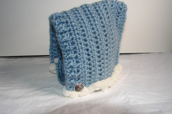 crochet hat with chin strap