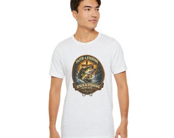 I've Got Fishing in My Veins and Jesus in My Heart Graphic Tee Shirt