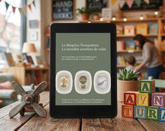 Ebook per bambini sugli aeroplani | Viaggi nel tempo | Storia della tecnologia | Favola della buonanotte | Libro digitale per bambini dai 5 ai 10 anni