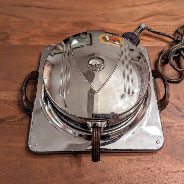 Antique Waffle Maker Etsy