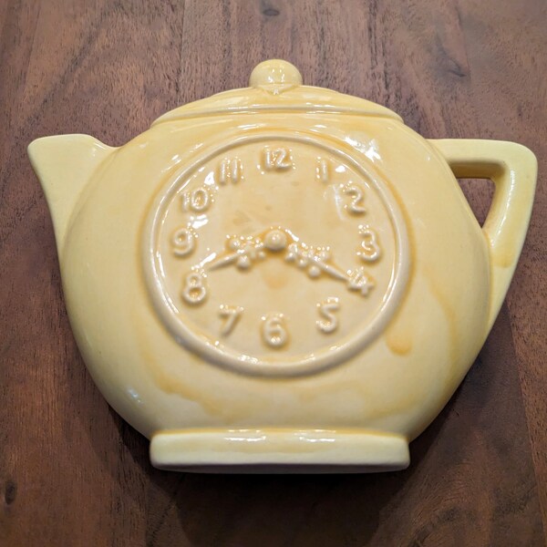 Teapot Clock Etsy