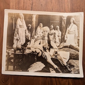 1921 Vintage RUDOLPH VALENTINO Film Still 8x10 Press Photograph from The SHEIK