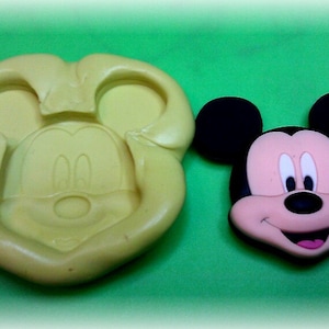 Silicone molde ,large face Mickie Mouse.