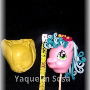 Silicone mold, face Little Pony.