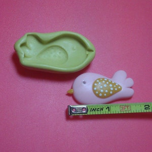 Silicone mold, bird.