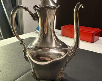 Silver-Plated Rococo Style Coffee Pot