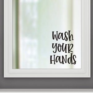 Friendly Reminder Hand Wash Method - Wall Sign