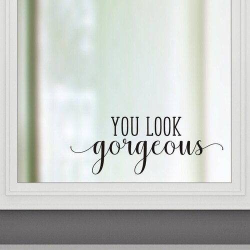 You Look Wall Decal Vinyl Decal Hair Salon Etsy