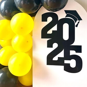 2025 Graduation Decal for Backdrop Arch or Sign Graduation Vinyl Decal Class of 2025 Grad Party Decor College Grad High School Grad 2025