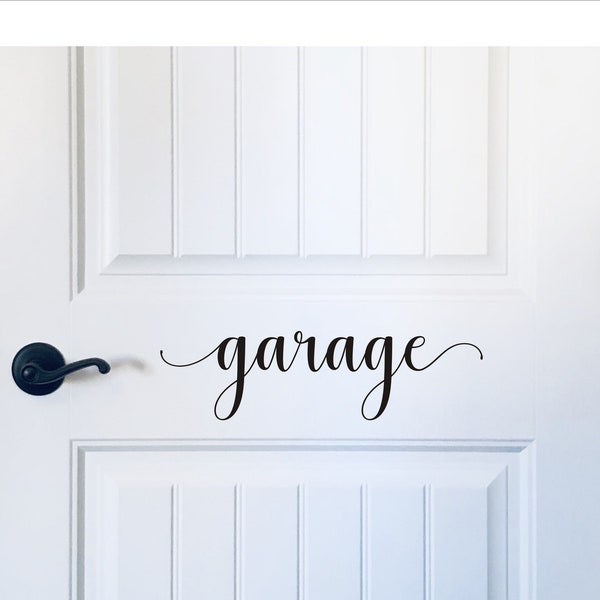 Garage Door Decal Vinyl Decal for Garage Door or Entryway Decal for Garage Home Decor Housewares Wall Decal