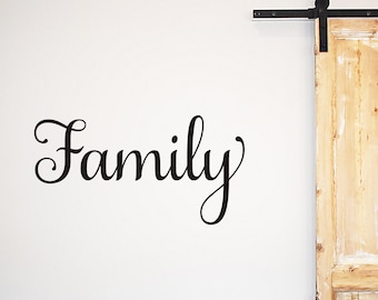 Family Wall Decal Family Sign Vinyl Decal Home Decor Family Decal for Gallery Wall Family Sticker