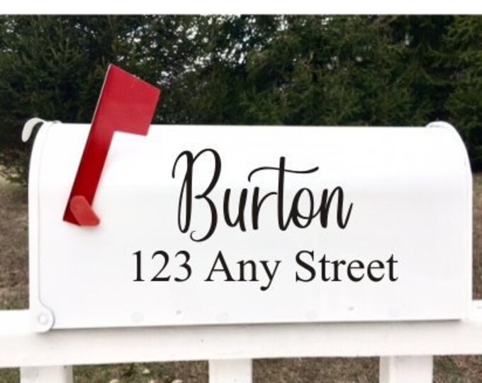 Mailbox Decals Customvinylbybridge