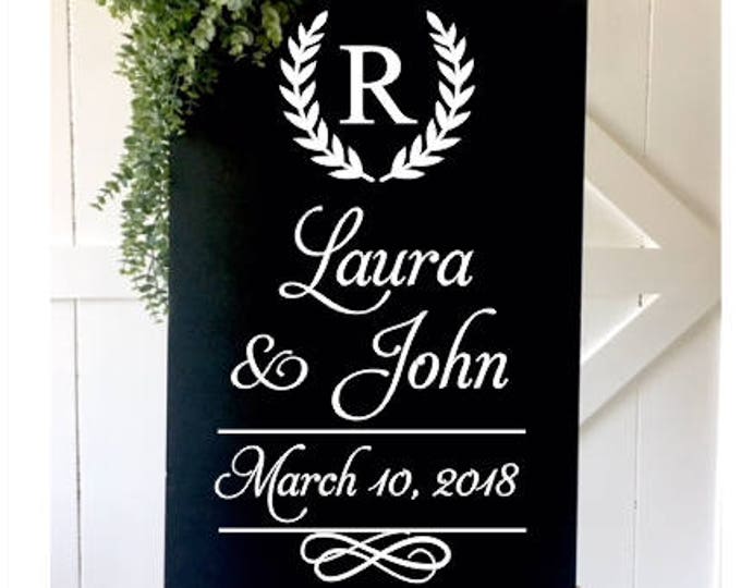 Wedding Decal Vinyl Decal for Wedding Sign Decor DIY Lettering for Chalkboard or Mirror Vinyl for Wedding Formal Wedding Decal Various Sizes