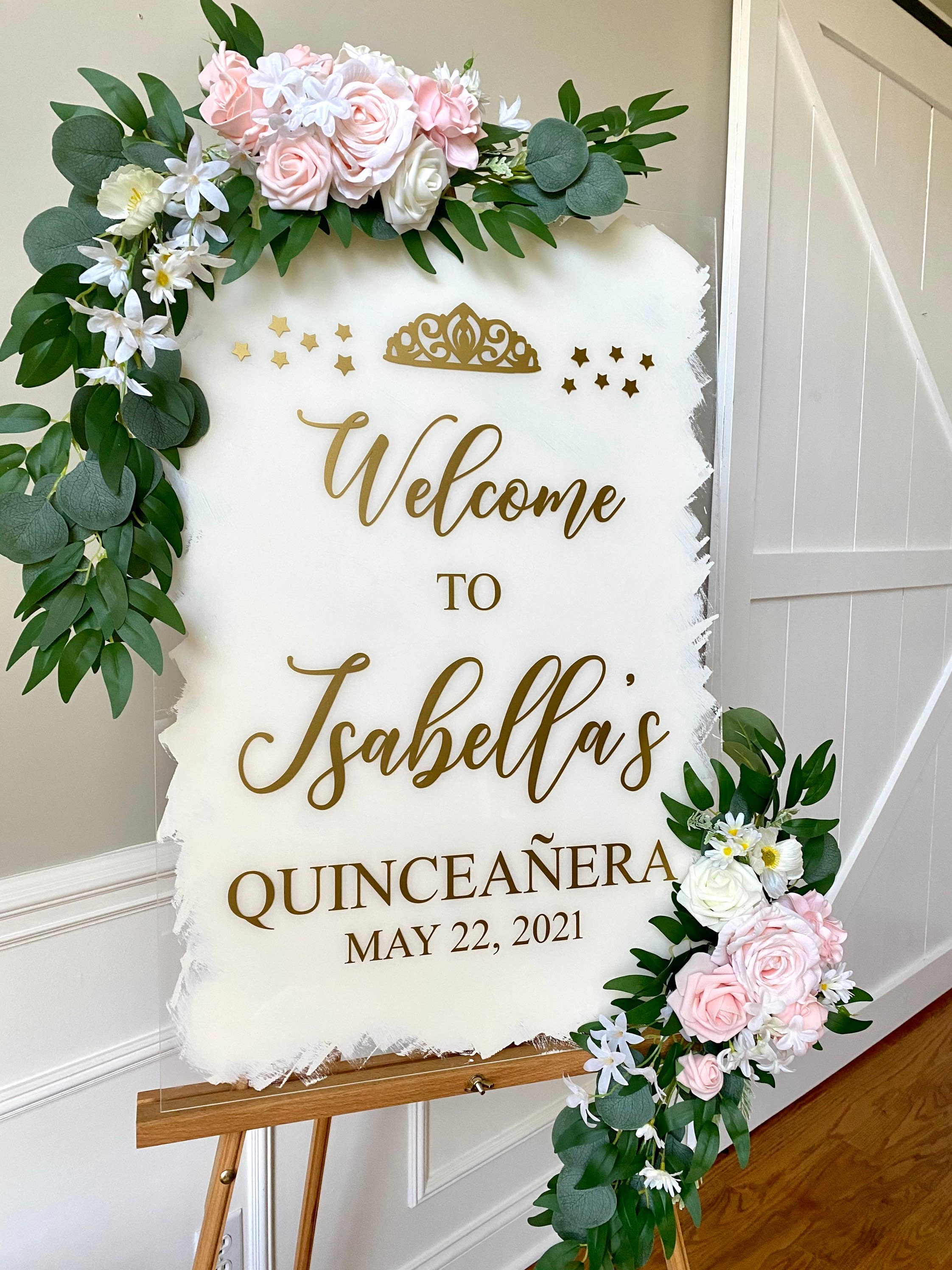 Quinceanera Decal for Sign Making Vinyl Decal for Quinceanera Welcome ...