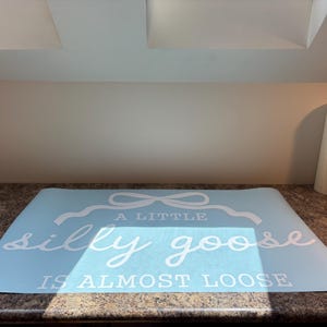 A Silly Goose is Almost Loose Decal - Nursery Rhyme Baby Shower Vinyl for Backdrop Setup - Vintage Baby Shower image 16