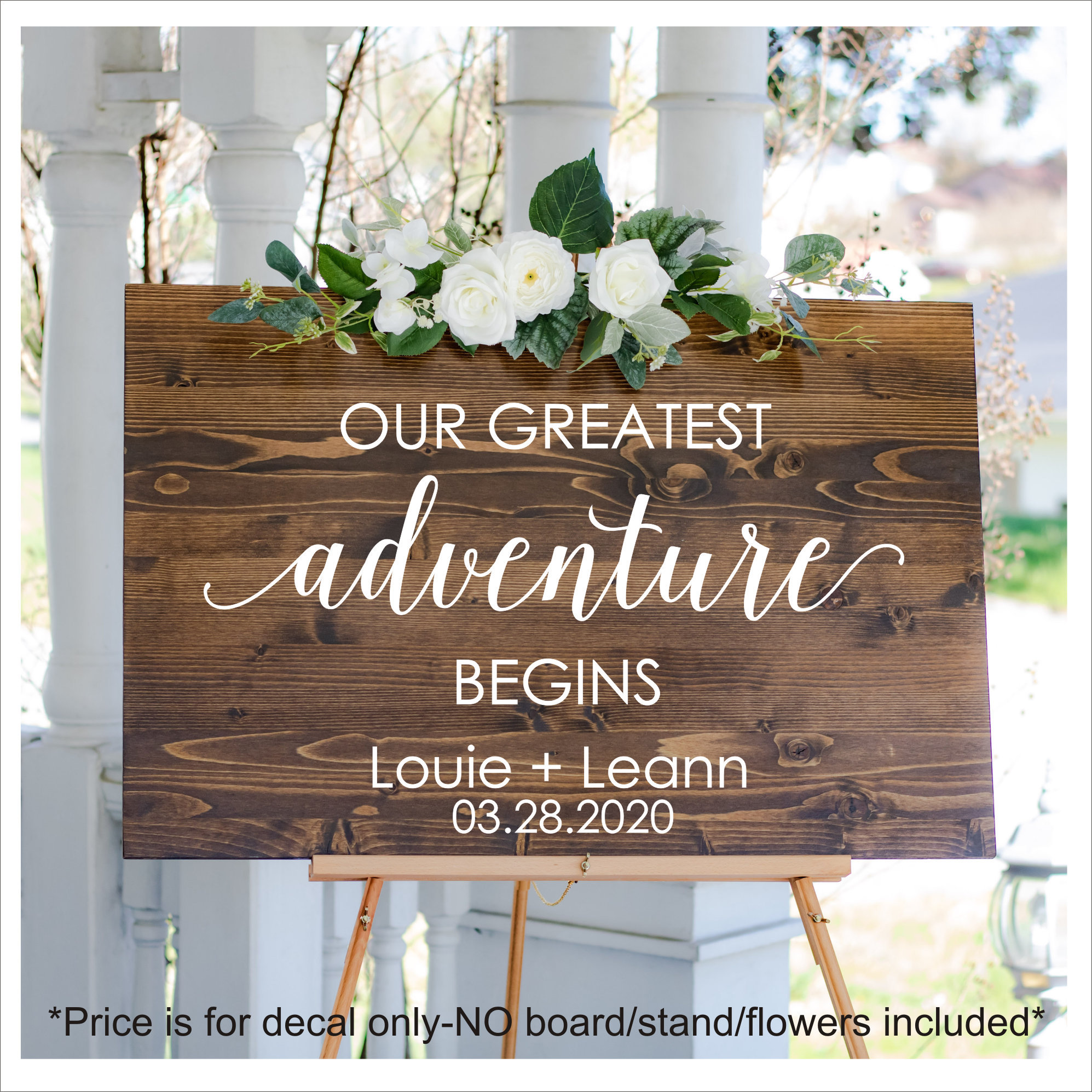 wedding print the adventure begins Wedding sign Wedding decor wedding poster Welcome to our wedding would be wedding