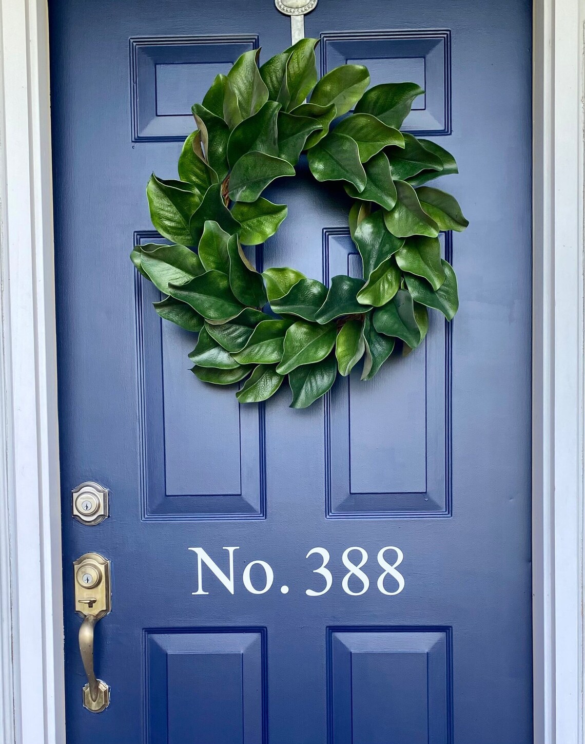 House Number Door Decal Vinyl Decal House Numbers Home Decor Etsy