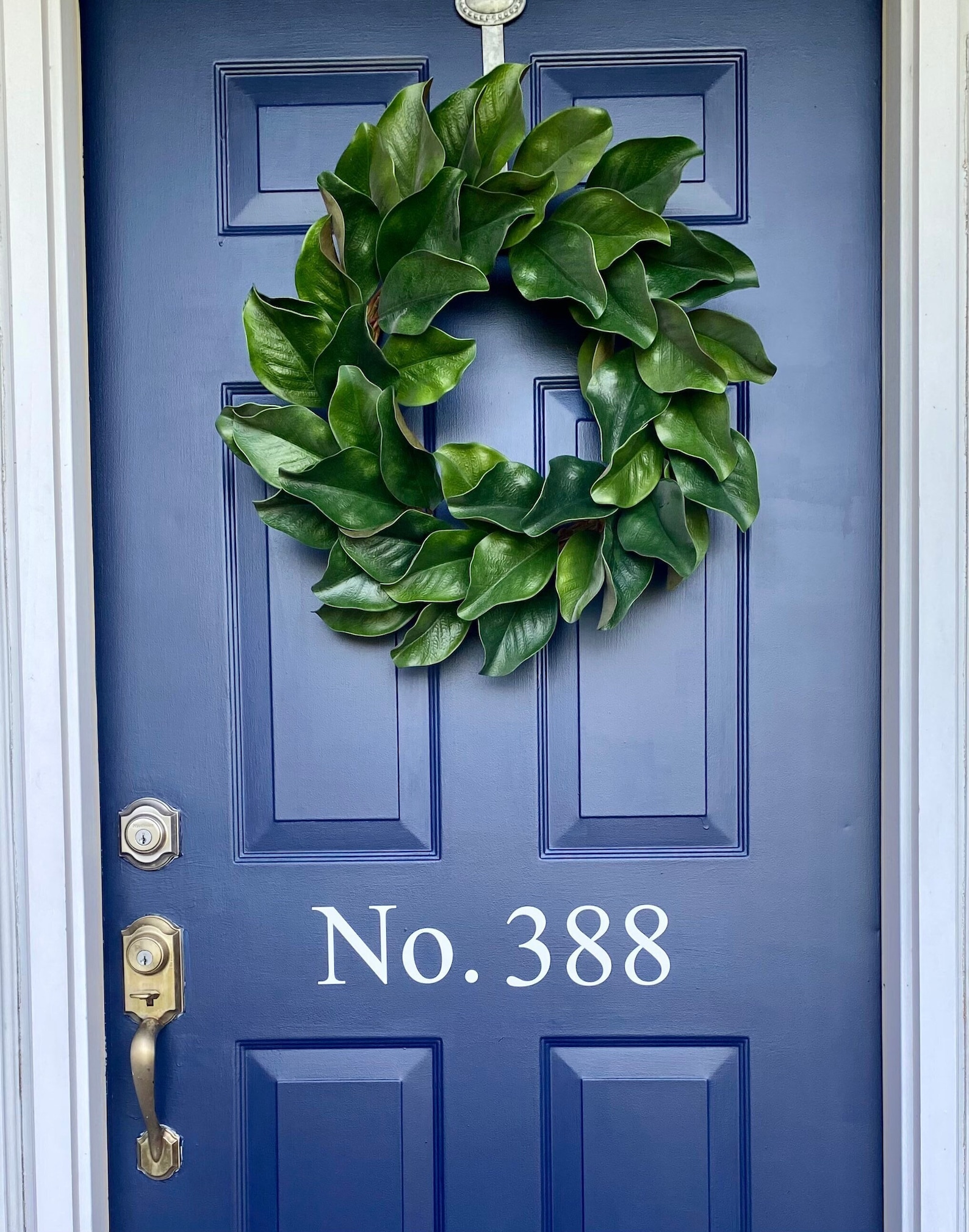 House Number Door Decal Vinyl Decal House Numbers Home Decor Etsy