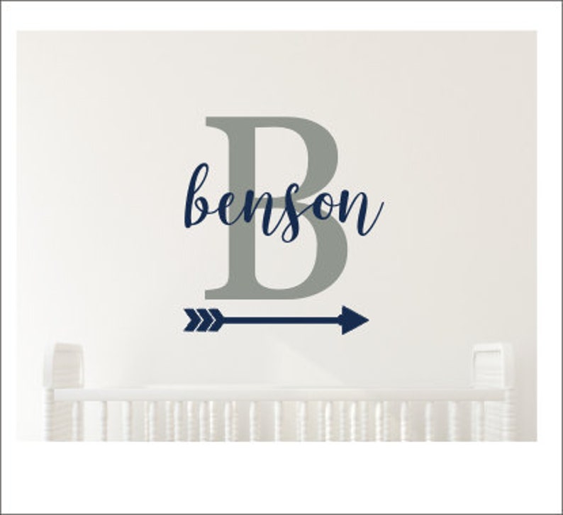 Personalized Decal Boys Vinyl Wall Decal Nursery Decor Name Etsy