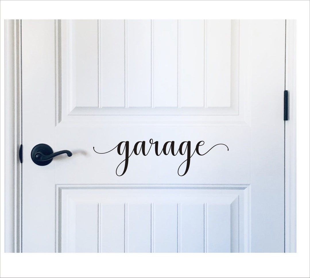 Garage Door Decal Vinyl Decal for Garage Door or Entryway Decal for