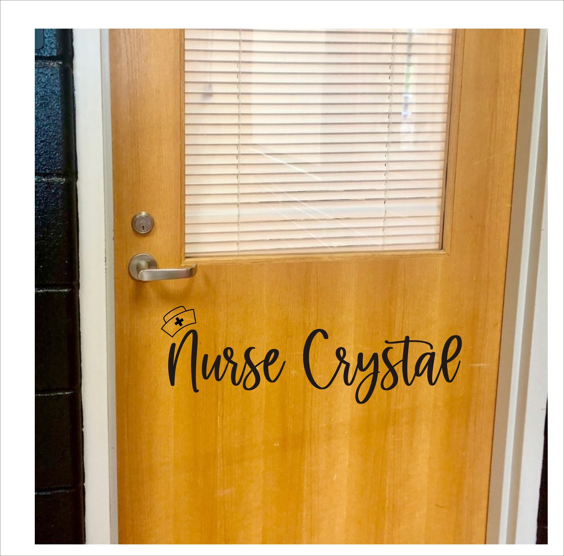 School Nurse Decal for Classroom Office Door Vinyl Decal for Nurse