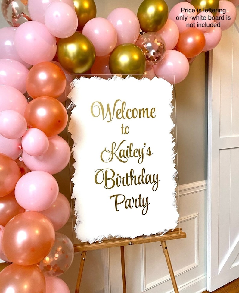 Happy Birthday Decal for Sign Making Birthday Vinyl Decal for Etsy