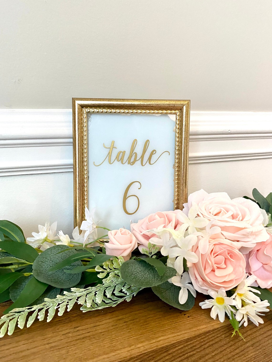 Table Number Decals for Wedding Vinyl Decal Numbers for Etsy