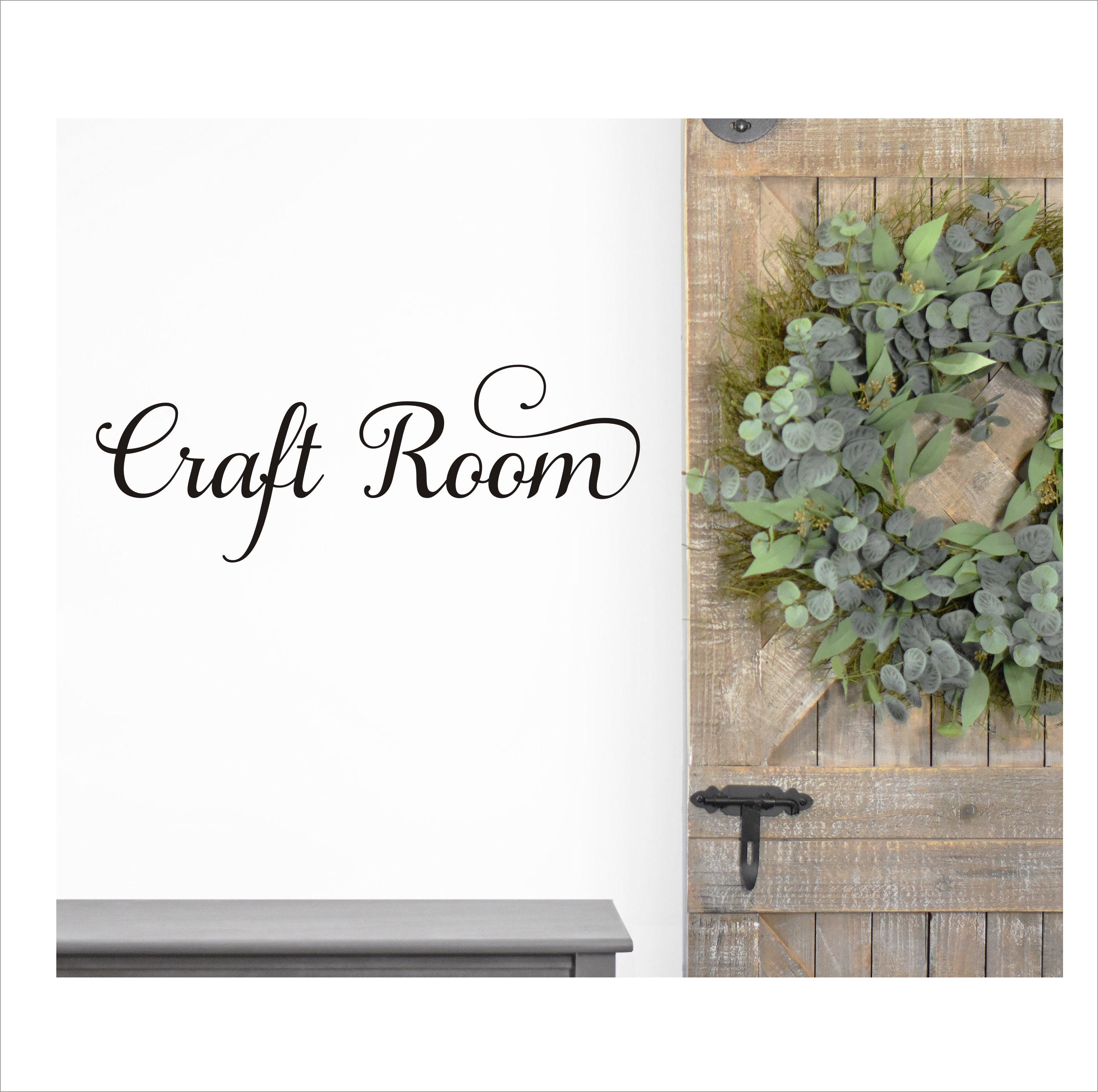 Craft Room Wall Decal Vinyl Decal for Craft or Sewing Room Craft Room