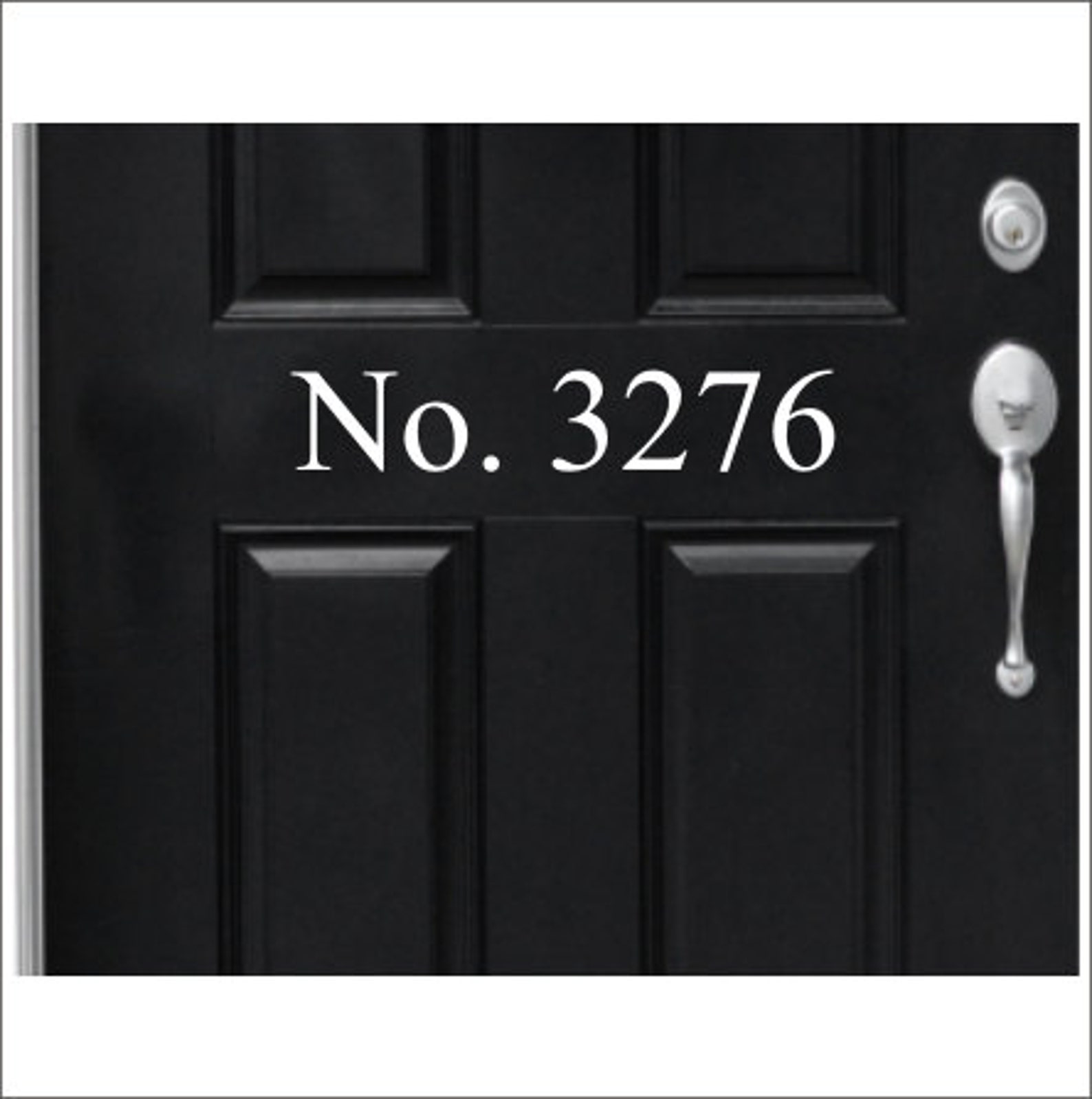 House Number Door Decal Vinyl Decal House Numbers Home Decor Etsy