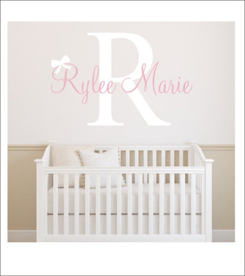 Personalized Wall Decal Baby Nursery Decal Gender Neutral Etsy