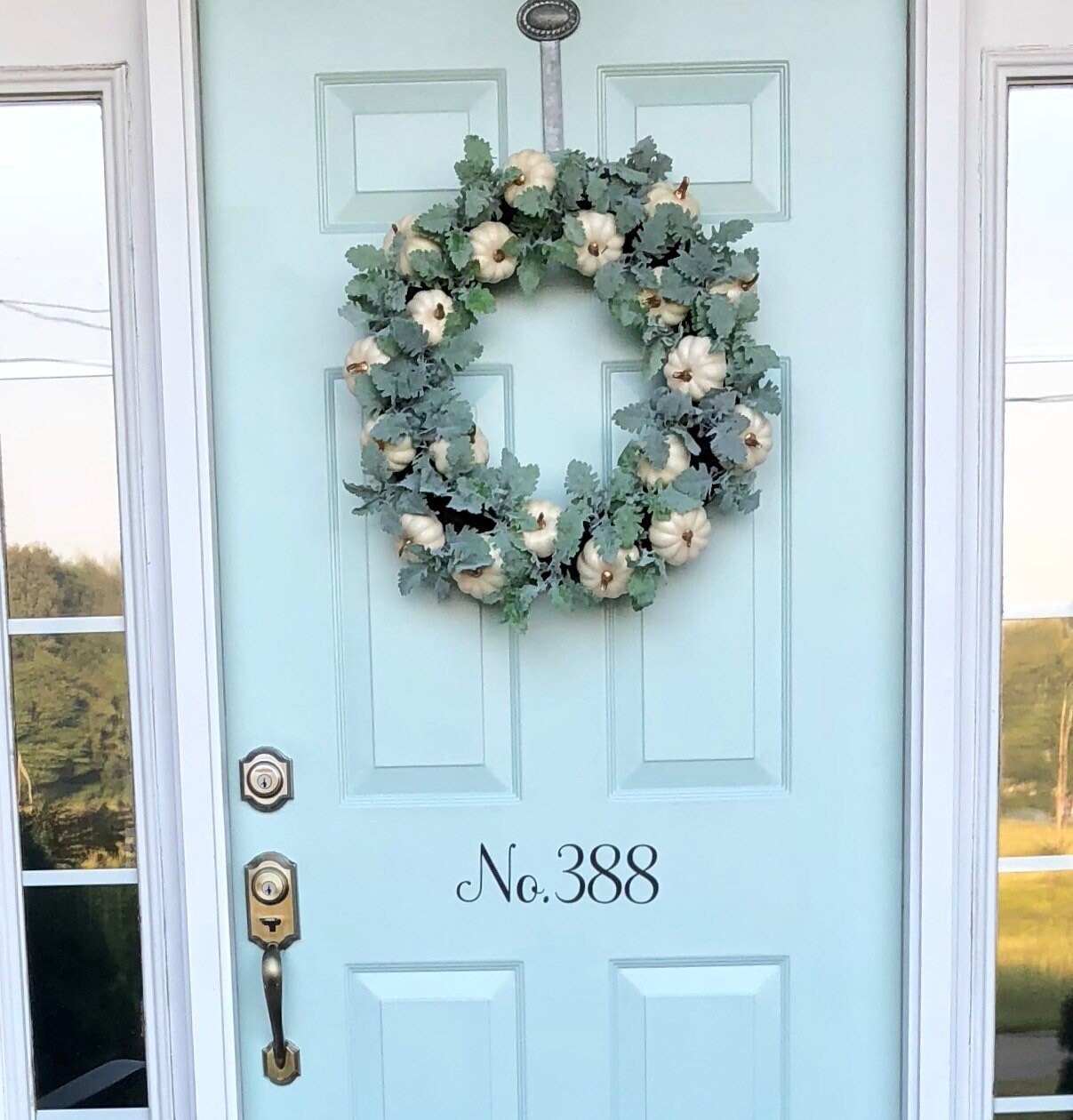 Door Number Decal House Number Vinyl Decal Address Number