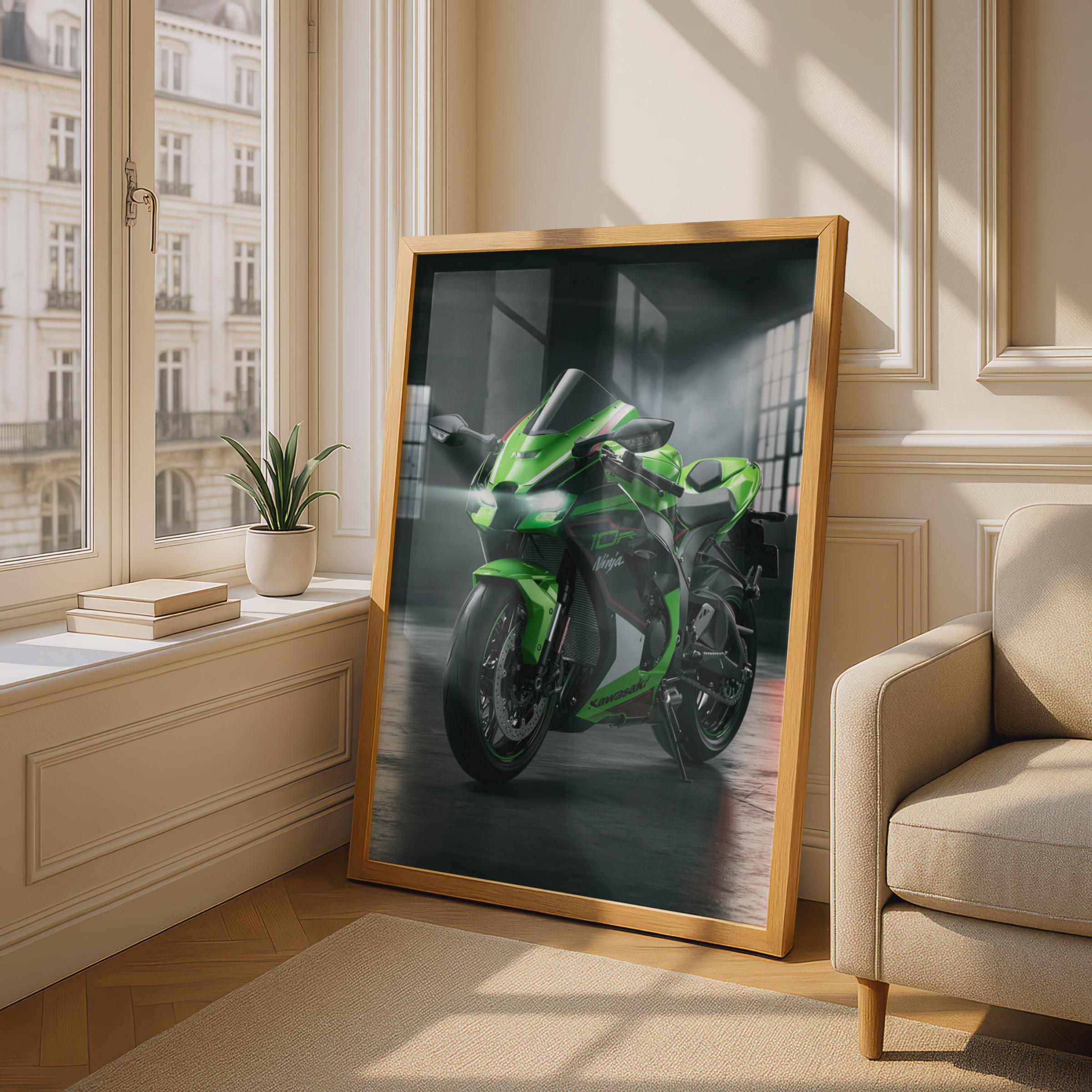 Kawasaki Zx 10r Wall Art - Etsy