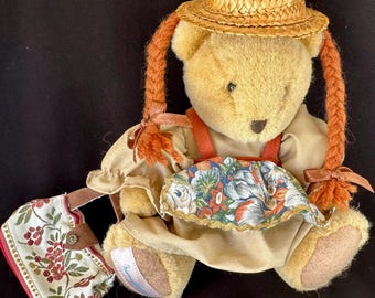Madame Alexander - The Well Dressed Bear with Purse - Gently Used