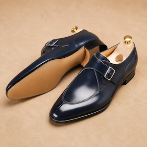 Mens Blue Bottom Dress Shoes - Etsy