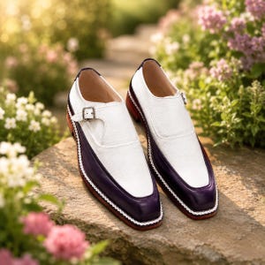 purple and white dress shoes Lavender Dress Shoes | Spectator Style