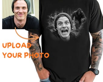 Custom Panic Selfie T-shirt – Funny Possum Shirt, Weird Animal Shirt, Cryptid Tee