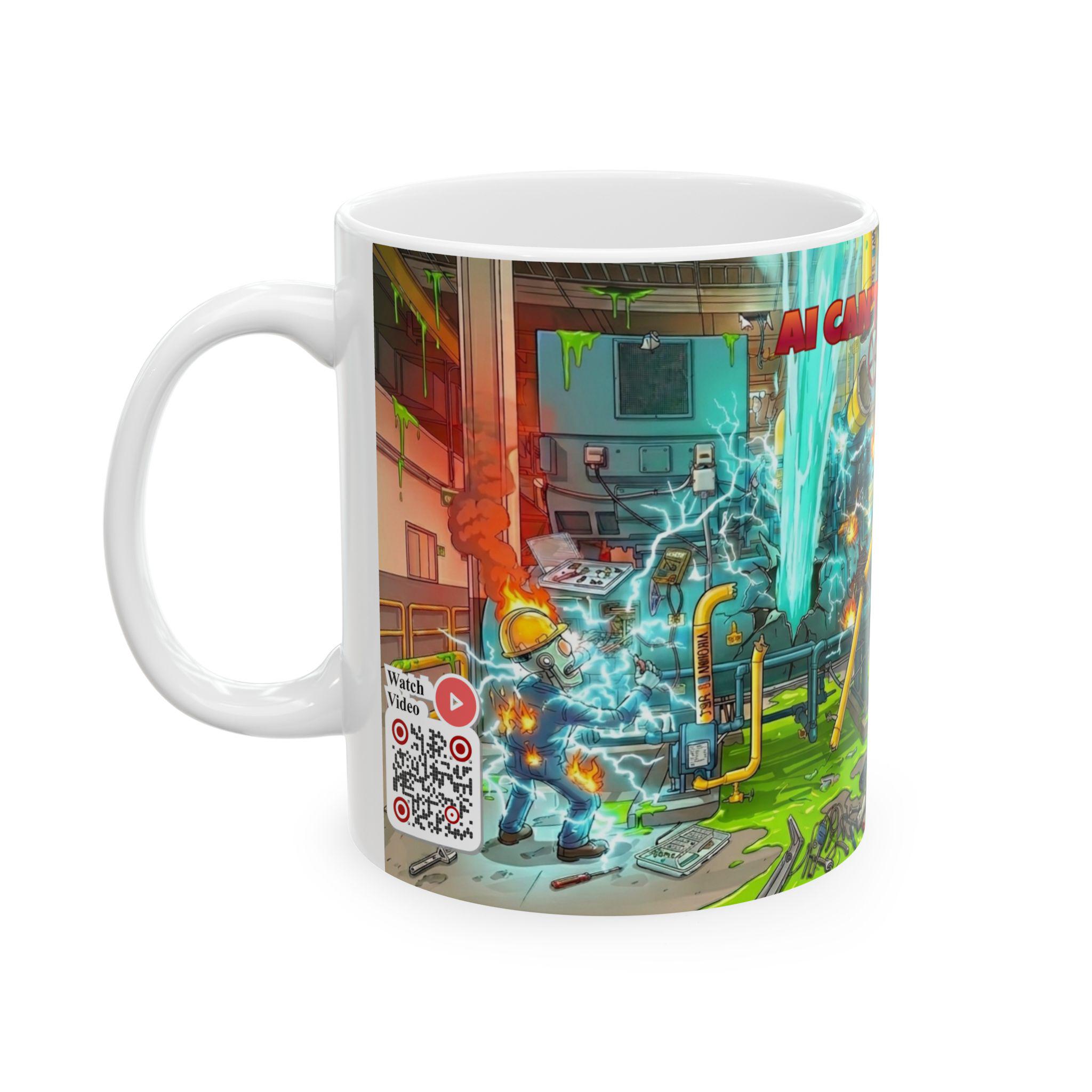 Everything is Fine! | Chaotic Factory Industrial Failure Coffee Mug ...