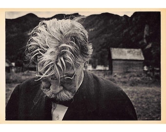 W. Eugene Smith Albert Schweitzer Aspen Colorado 1949 Vintage Fotopostkarte ICP