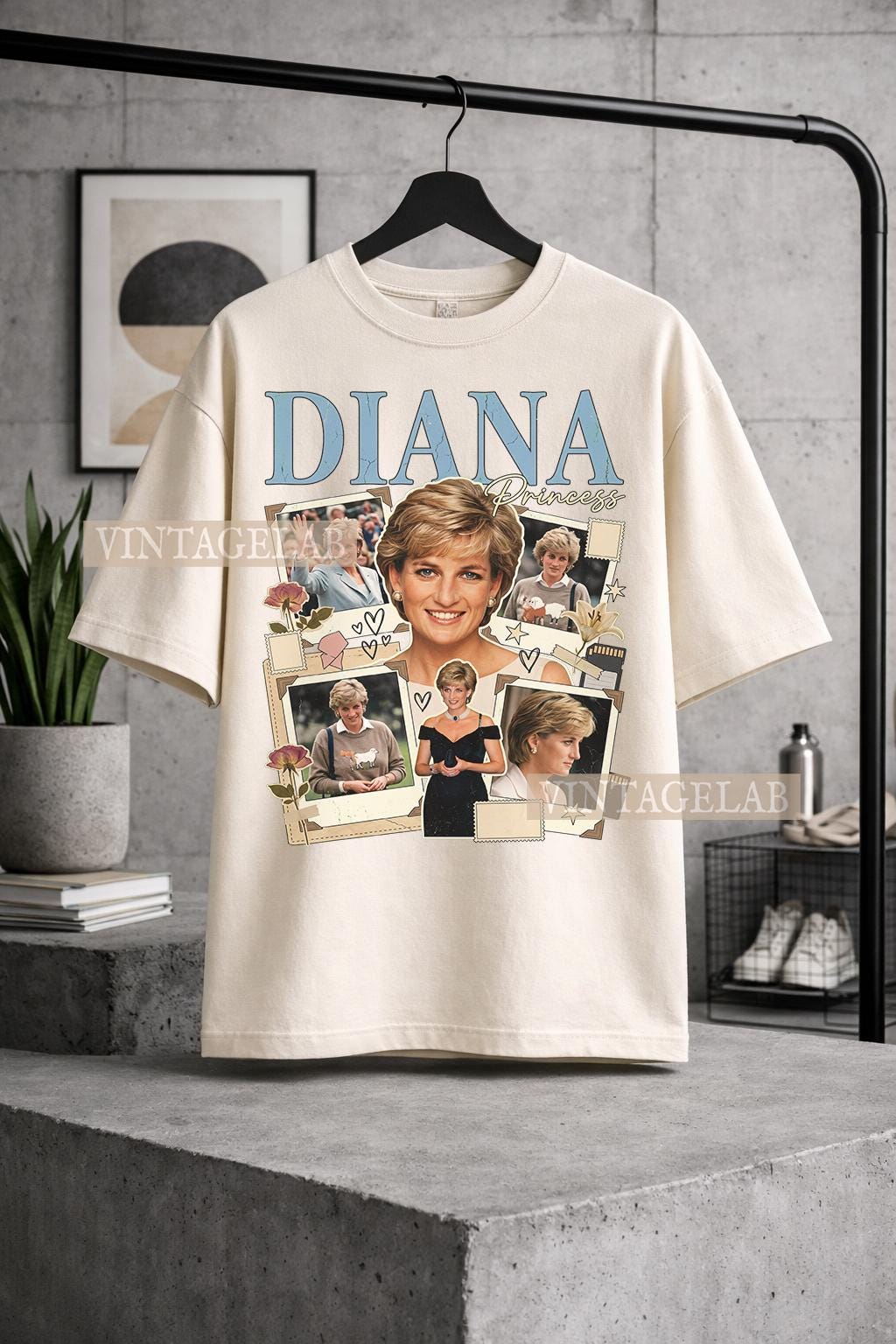 Oversized Princess Diana Tee - Etsy