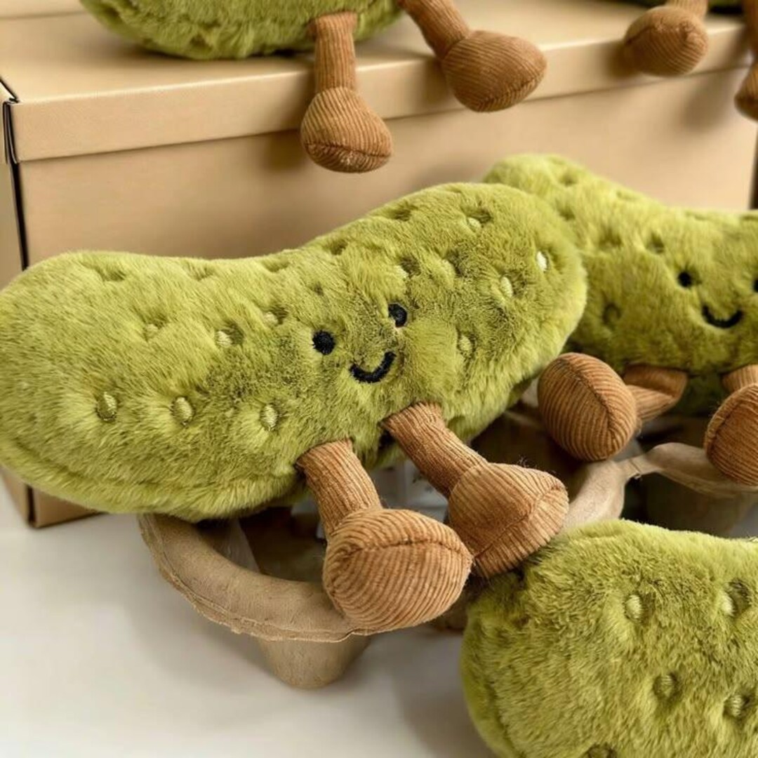 Jellycat Amuseable Pickle Plush Funny Stuffed Toy Soft Cuddly Jellycat Amuseable Pickle Plush Funny Stuffed Toy Soft Cuddly