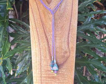 Purple Lotus Tie Off