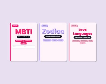 Enneagram Test Printable Workbook | 9 Personality Types Quiz PDF | Self Discovery Worksheet | Instant Download
