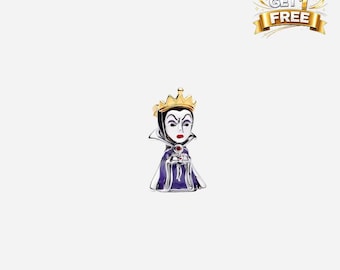 Silver Disney Villains Evil Queen, Charm For Bracelet Or Necklace, Gift For Her Him, Christmas Birthday Gift Charms