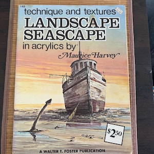 Landscapes and Seascapes in acrylic by Maurice Harvey