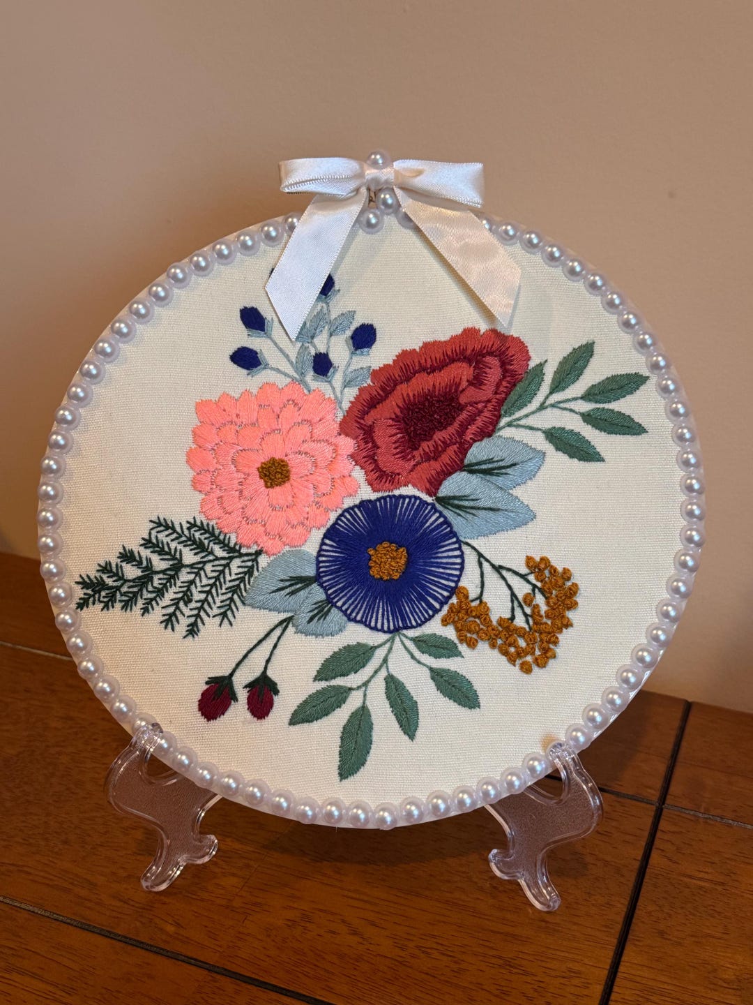 Embroidered Colorful Thread Frame - Etsy
