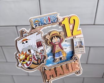 Personalised one piece cake topper