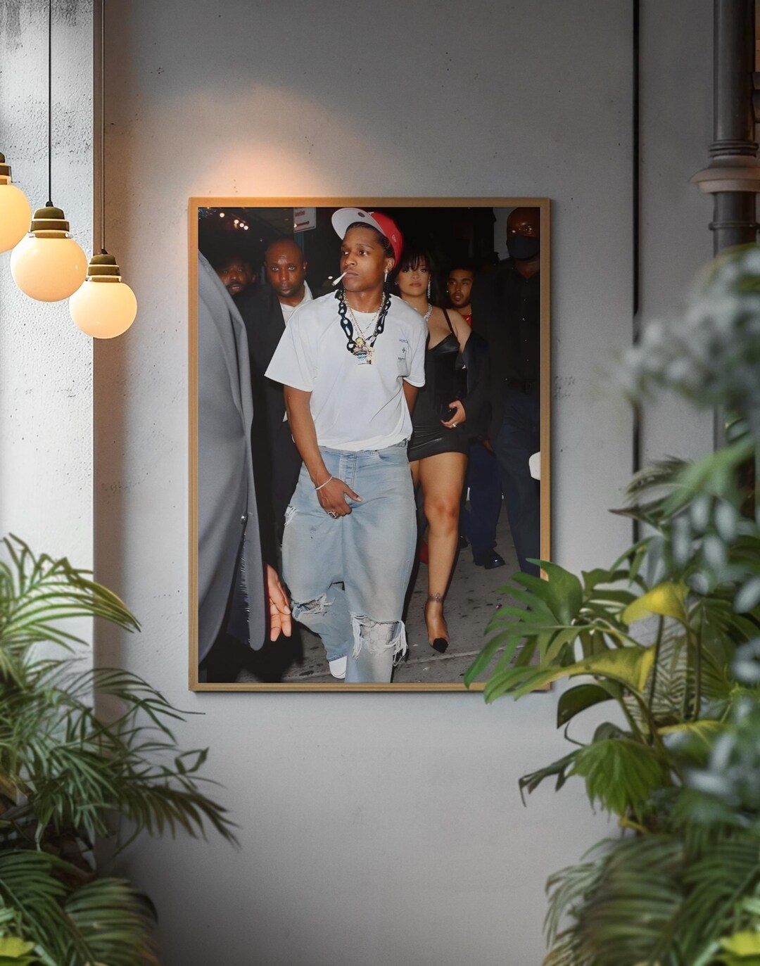 ASAP Rocky and Rihanna Poster | the Fashion Power Couple Art | Don't Be ...