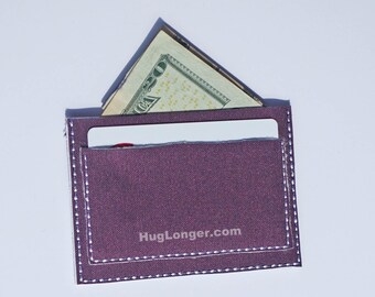 ITH Flat Wallet embroidery file HL1047 student wallet gift card holder