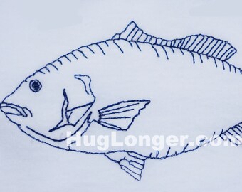 Embroidered Fish HL2020 embroidery file