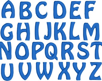 Hobo 1 inch font HL2144 embroidery file